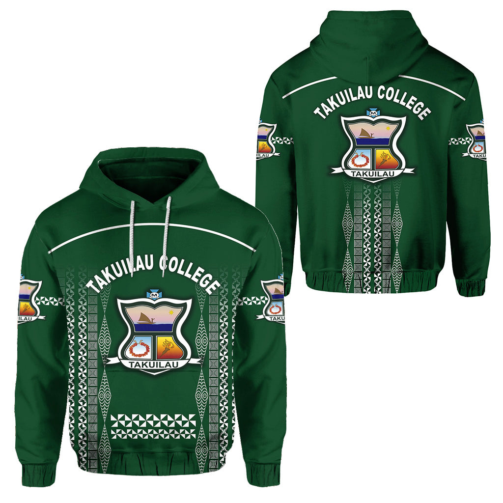 Tonga Takuilau College Hoodie Unique Style LT8 Unisex Green - Polynesian Pride