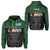 Fiji Lomaiviti Rugby Hoodie Original Style LT8 Unisex Green - Polynesian Pride