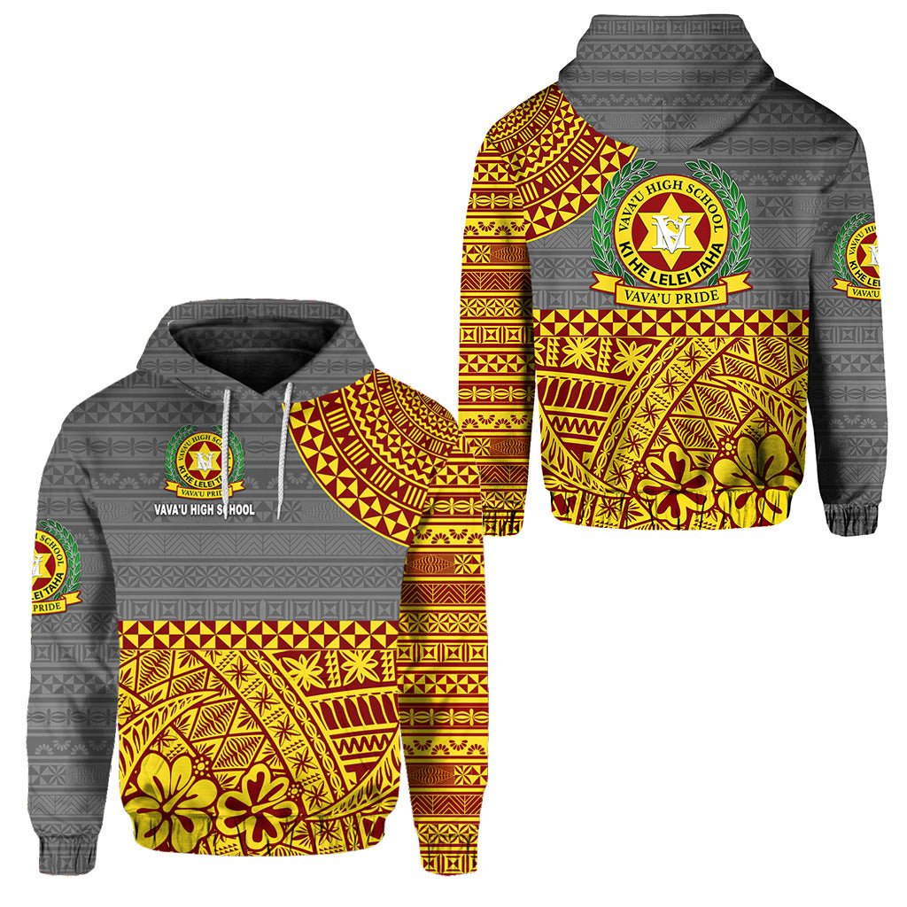 Tonga Vavau High School Hoodie Kupesi Vibes Grey LT8 - Polynesian Pride