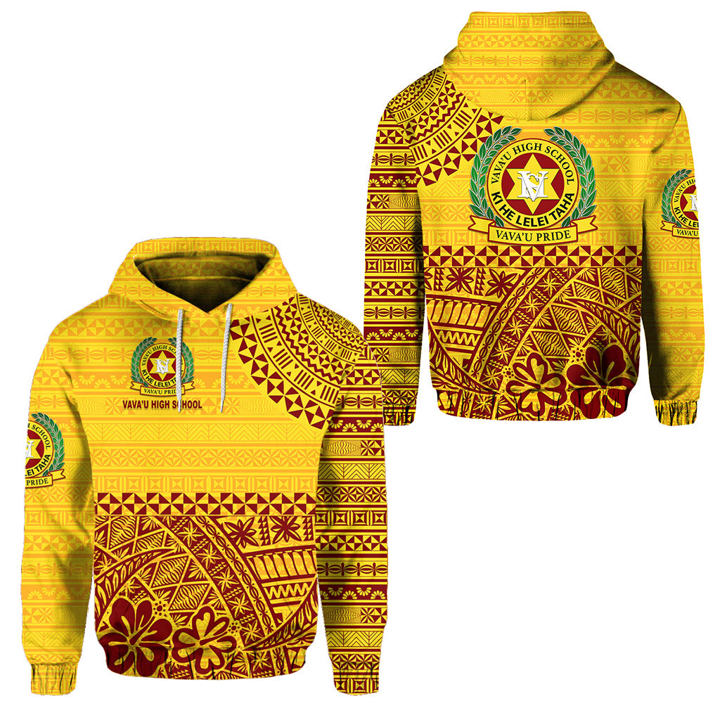 Tonga Vavau High School Hoodie Kupesi Vibes Yellow LT8 - Polynesian Pride