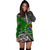 Cook Islands Hoodie Dress Fall In The Wave - Polynesian Pride