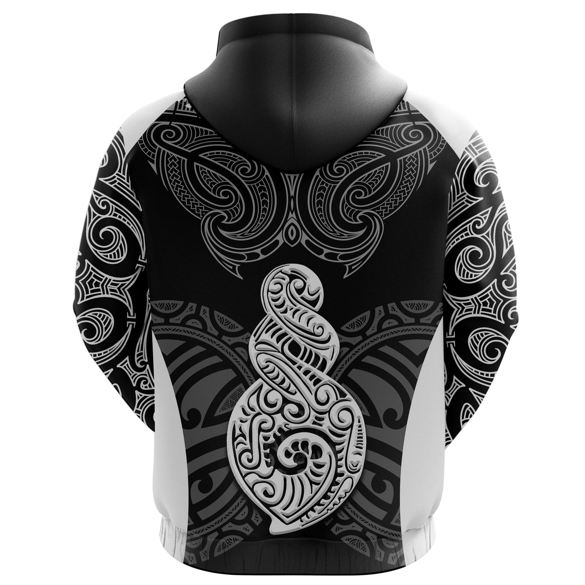 Maori Zip Hoodie Twist Tattoo - Polynesian Pride