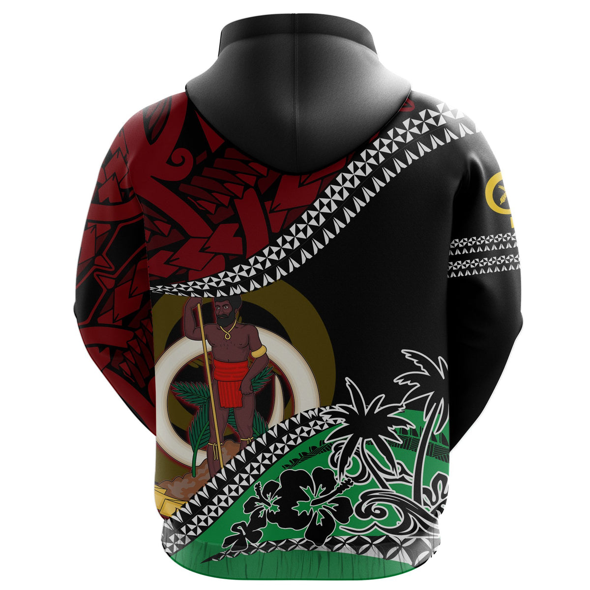 Vanuatu Hoodie Fall In The Wave - Polynesian Pride