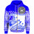 American Samoa Custom Zip Hoodie Youthful Dynamic Style Unisex Blue - Polynesian Pride