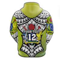 Custom Cook Islands Rugby Hoodie Version Special - Polynesian Pride