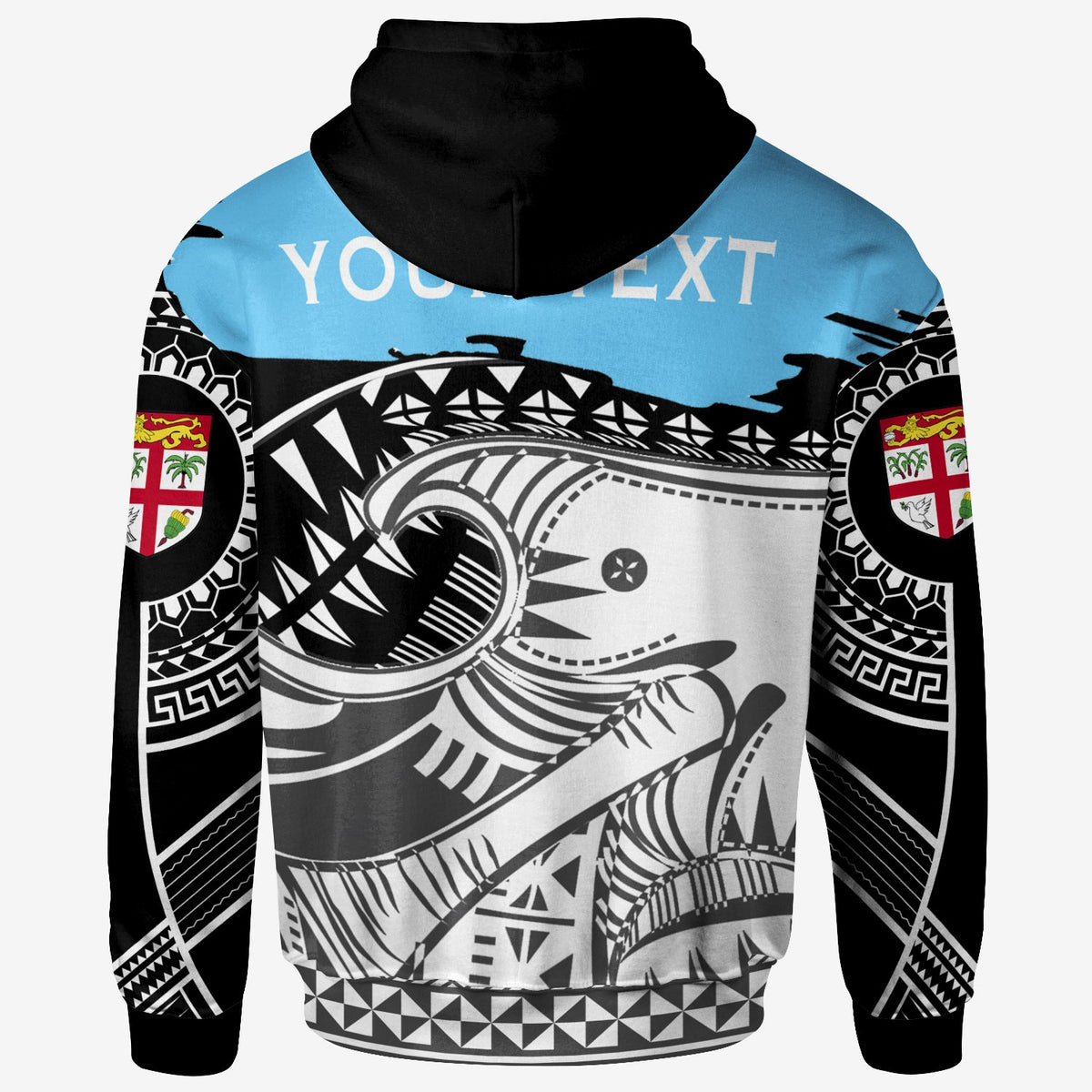 Fiji Custom Hoodie Dynamic Sport Style - Polynesian Pride