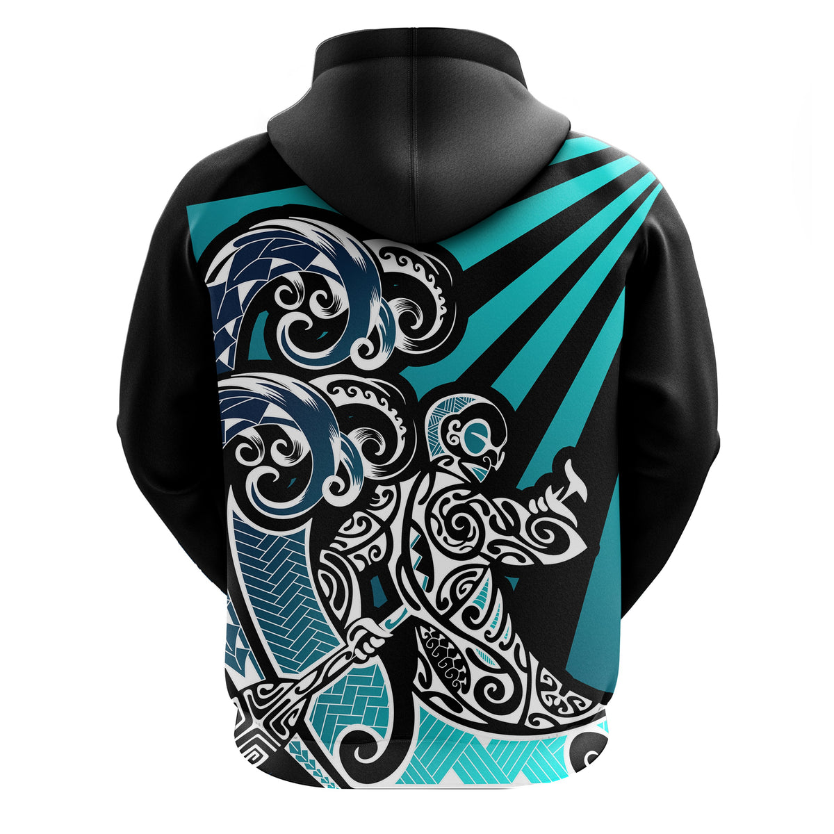 Custom Maori Aotearoa Zip Hoodie New Zealand Simple Style LT16 - Polynesian Pride