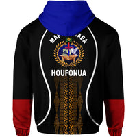 Tonga Mapu A Vaea Zip Hoodie Houfonua Original Style LT8 - Polynesian Pride