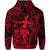 Hawaii Hula Girl Polynesian Zip Hoodie Unique Style Red LT8 - Polynesian Pride