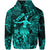 Custom Hawaii Hula Girl Polynesian Zip Hoodie Unique Style Turquoise LT8 - Polynesian Pride