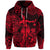 Hawaii Hula Girl Polynesian Zip Hoodie Unique Style Red LT8 - Polynesian Pride