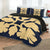 Hawaiian Royal Pattern Quilt Bed Set - Indigo - C1 Style - AH - Polynesian Pride