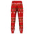 Hawaiian Santa Claus Mele Kalikimaka Joggers - Aviv Style - Red - AH - Polynesian Pride