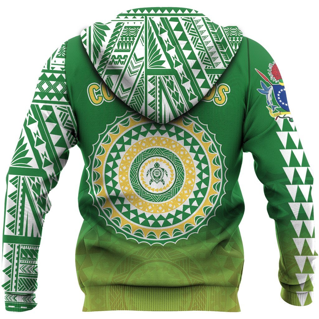 Cook Islands Hoodie Tattoo Style - Polynesian Pride