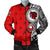 (Personalized) Hawaii Bomber Jacket - Kahuku High Tribal Kakau Bomber Jacket AH Red Unisex - Polynesian Pride