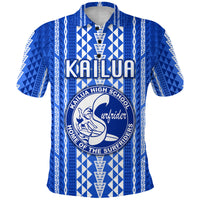 Hawaii Kailua High School Polo Shirt Surfriders Simple Style LT8 - Polynesian Pride