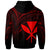 Hawaii Kanaka Maoli Zip Hoodie Red Color Cross Style - Polynesian Pride