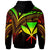 Hawaii Kanaka Maoli Zip Hoodie Reggae Color Cross Style - Polynesian Pride