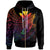 Hawaii Kanaka Maoli Zip Hoodie Butterfly Polynesian Style Unisex Black - Polynesian Pride