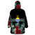 Kiribati Kiribati Coat Of Arms Hibiscus Palm Leaves Wearable Blanket Hoodie LT9 - Polynesian Pride