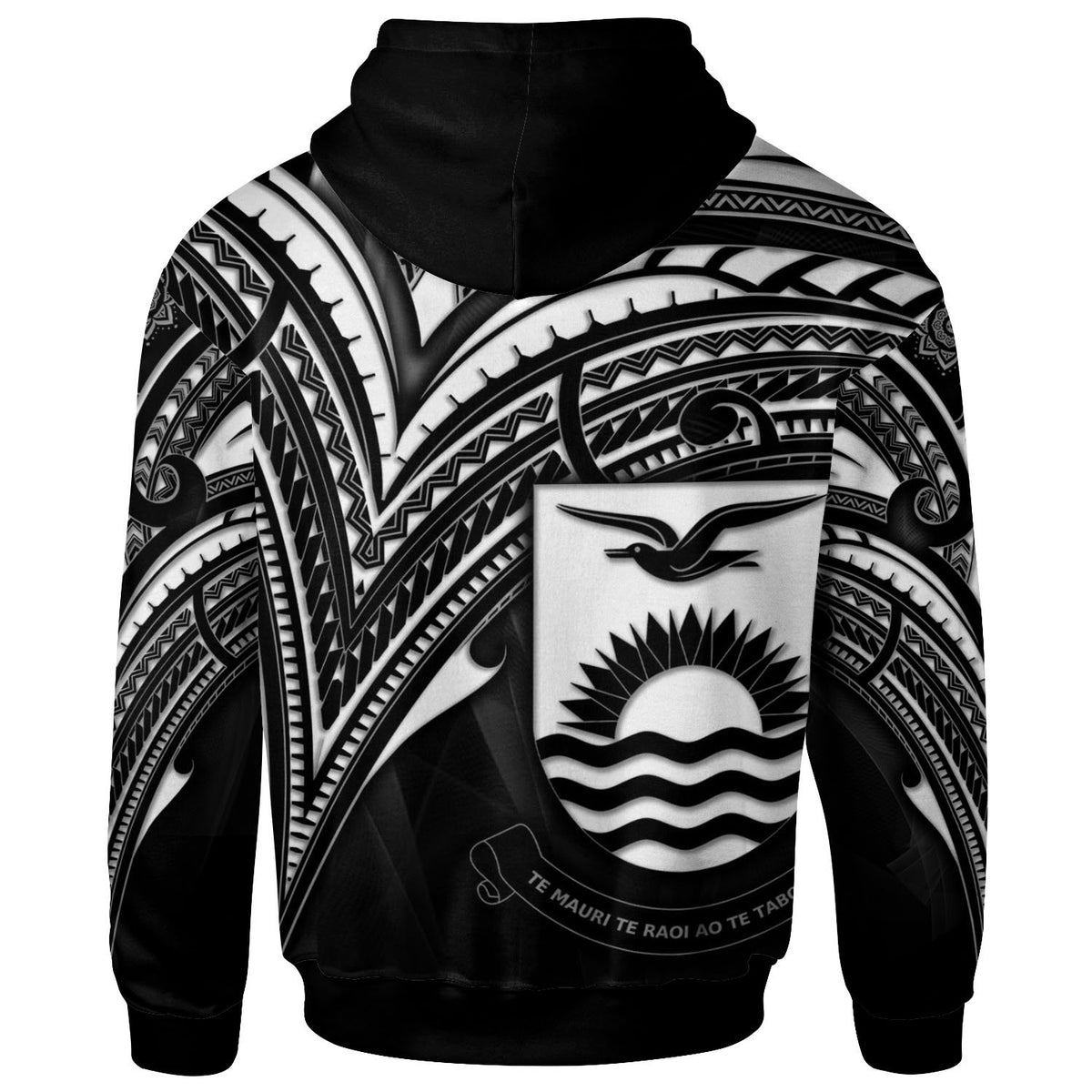 Kiribati Zip Hoodie Cross Style - Polynesian Pride