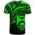 Kiribati T Shirt Green Color Cross Style - Polynesian Pride