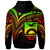 Kiribati Zip Hoodie Reggae Color Cross Style - Polynesian Pride