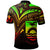 Kiribati Polo Shirt Reggae Color Cross Style - Polynesian Pride