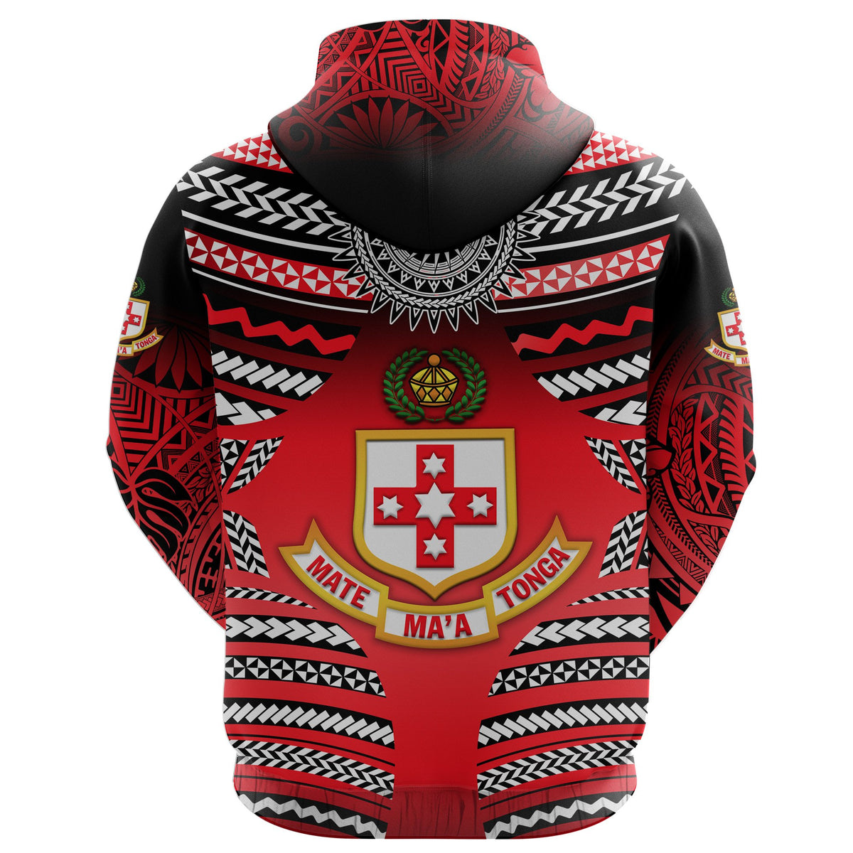 Kolisi Tonga Zip Hoodie Mate Maa Tonga Creative Style Lion - Polynesian Pride