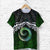 New Zealand Maori Shirt, Poutama Koru Paua Shell T Shirt Unisex Black - Polynesian Pride