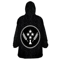Kosrae Micronesian Warrior Wearable Blanket Hoodie LT9 - Polynesian Pride