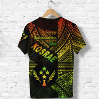 FSM Kosrae T Shirt Happy Independence Day Original Vibes Reggae LT8 - Polynesian Pride