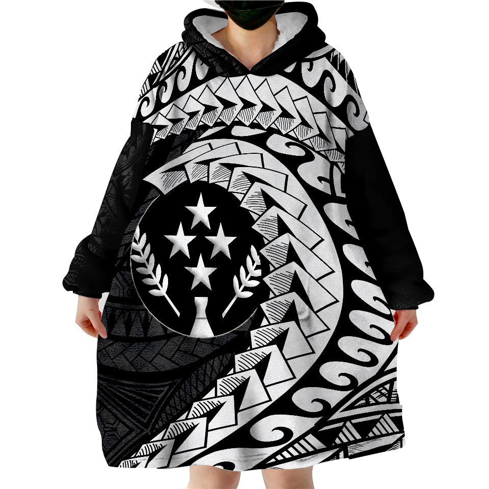 Kosrae Wings Style Wearable Blanket Hoodie LT9 - Polynesian Pride