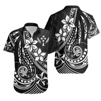 Kosrae Shirt - The Flow OF Ocean Unisex Black - Polynesian Pride
