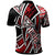 Tonga Polo Shirt Tribal Flower Special Pattern Red Color - Polynesian Pride