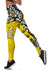 Niue Uga Leggings Tribal Patterns Yellow Style LT6 - Polynesian Pride