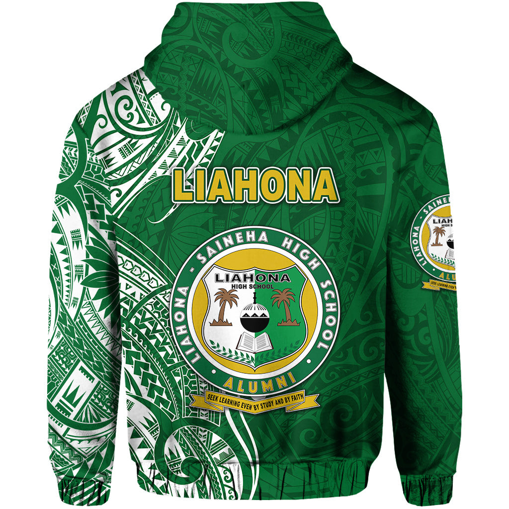 Tonga Liahona Saineha High School Zip Hoodie Simple Vibes LT8 - Polynesian Pride