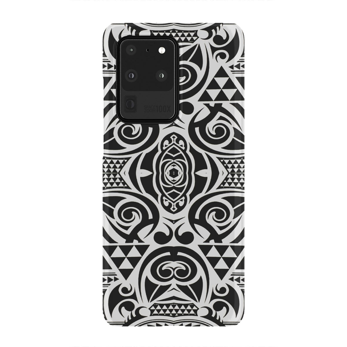 Polynesian Tribal Phone Case Black White Samsung Galaxy S20 Ultra - Polynesian Pride