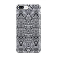Polynesian Tough Case Black And White iPhone 7 Plus - Polynesian Pride