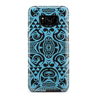 Polynesian Tough Case Grown Blue White Samsung Galaxy S8 Plus - Polynesian Pride