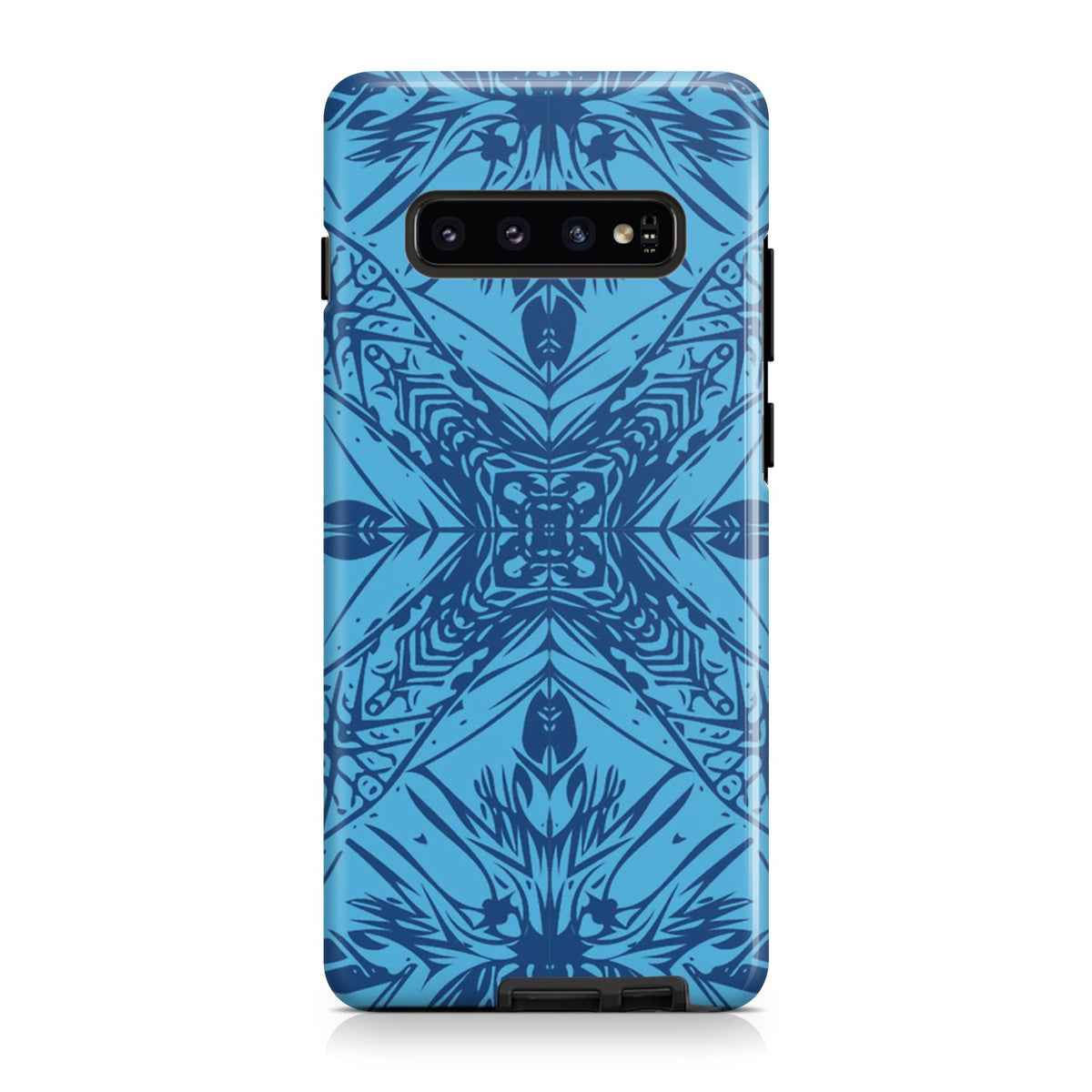 Polynesian Tough Case Blue Samsung Galaxy S10 - Polynesian Pride