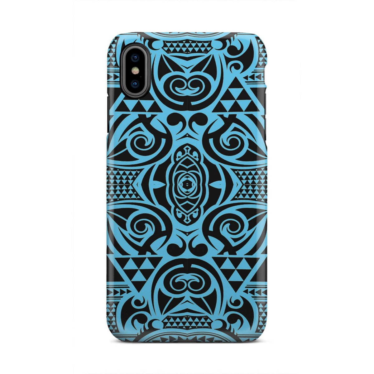 Polynesian Tough Case Grown Blue White iPhone Xs Max - Polynesian Pride