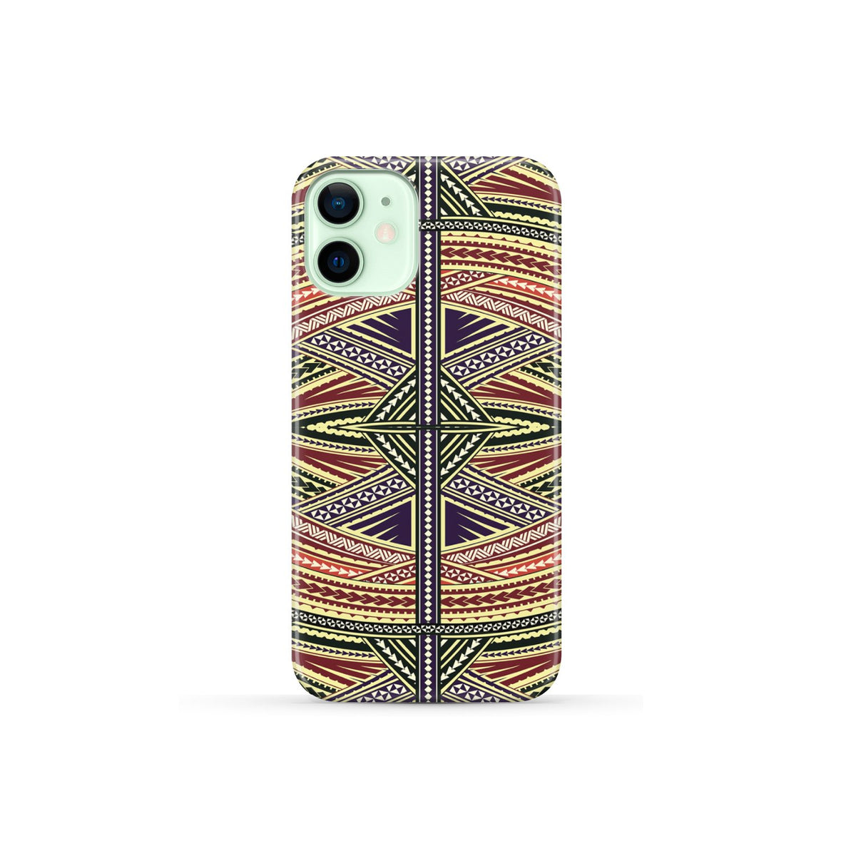 Polynesian Phone Case Yellow iPhone 12 Mini - Polynesian Pride