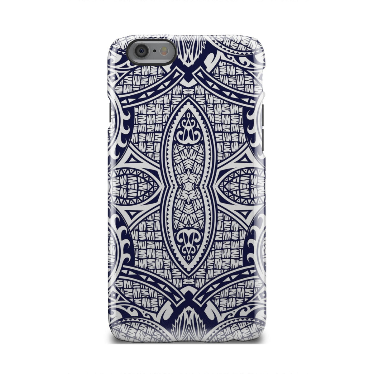 Polynesian Tough Case Blue And White iPhone 6 - Polynesian Pride