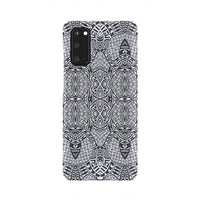Polynesian Phone Case Black And White Samsung Galaxy S20 - Polynesian Pride
