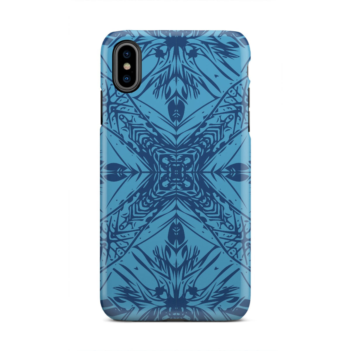 Polynesian Tough Case Blue iPhone Xs Max - Polynesian Pride