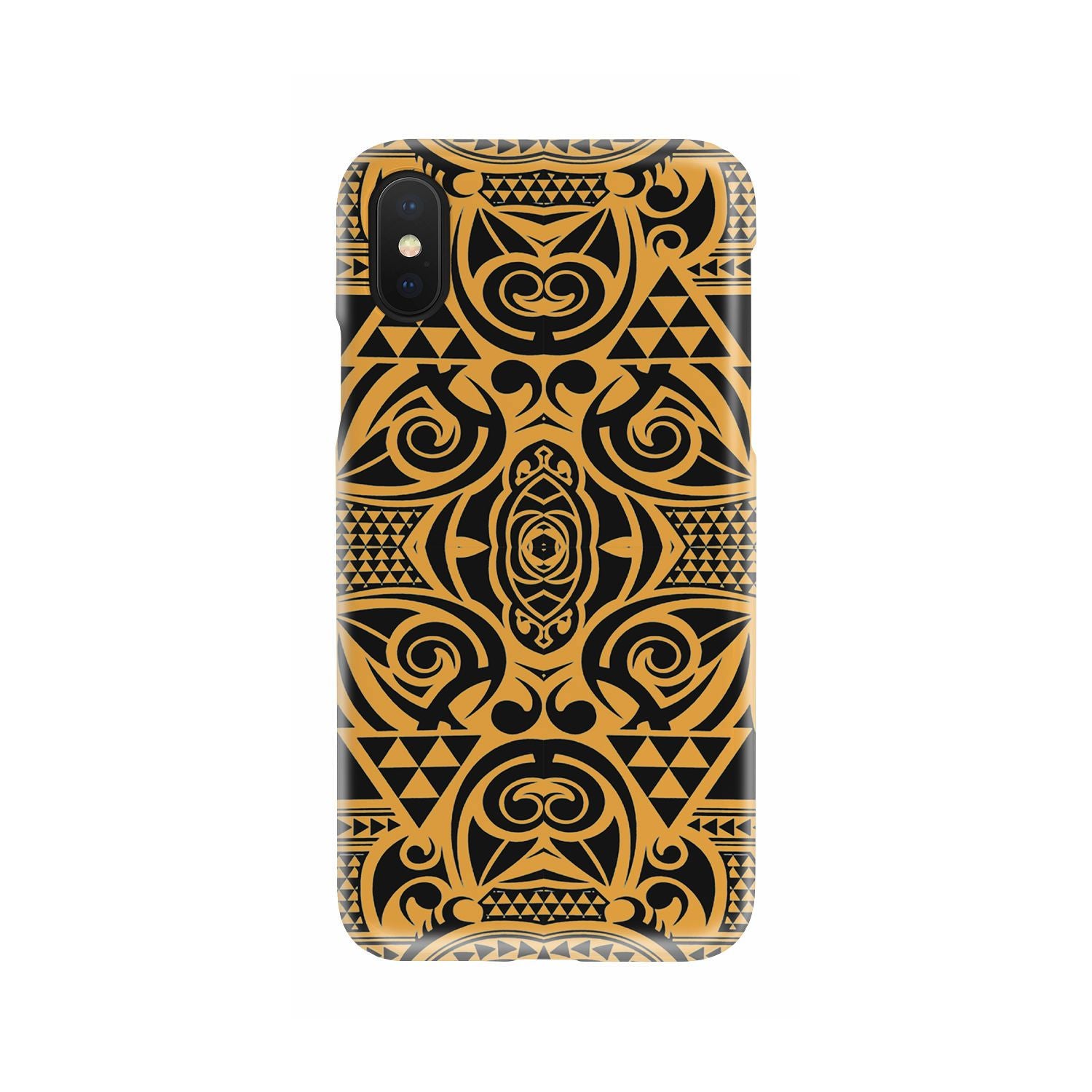 Polynesian Phone Case Yellow Black - Polynesian Pride