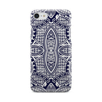 Polynesian Phone Case Blue And White iPhone 7 - Polynesian Pride