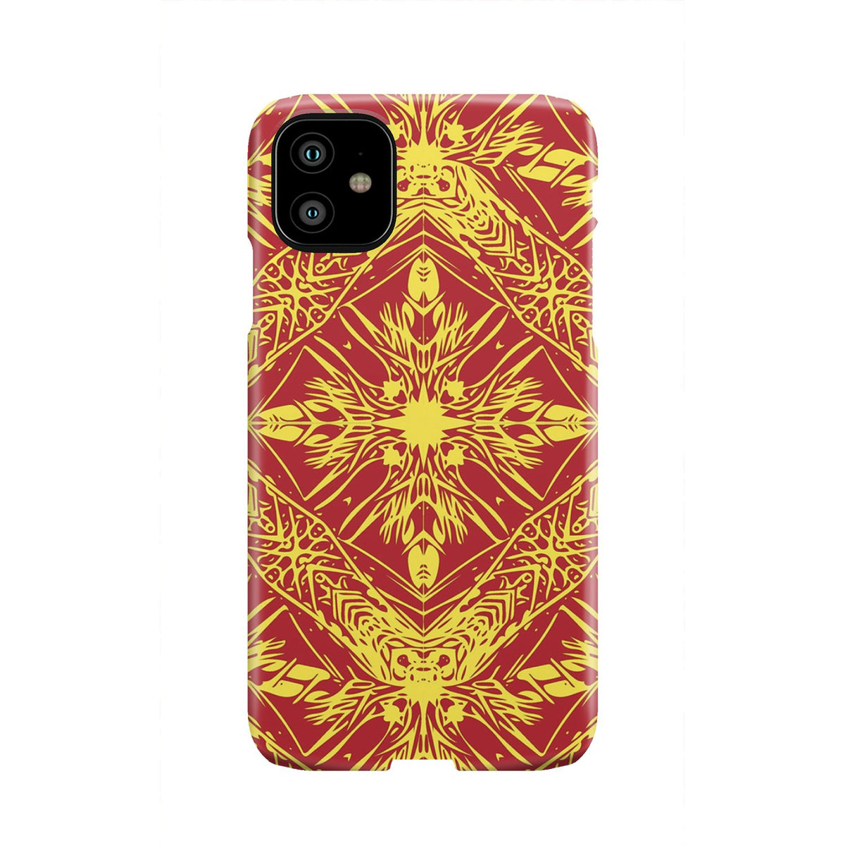Polynesian Phone Case Orange iPhone 11 - Polynesian Pride