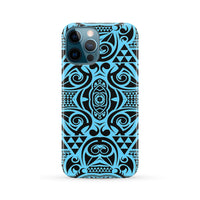 Polynesian Phone Case Grown Blue White iPhone 12 Pro Max - Polynesian Pride